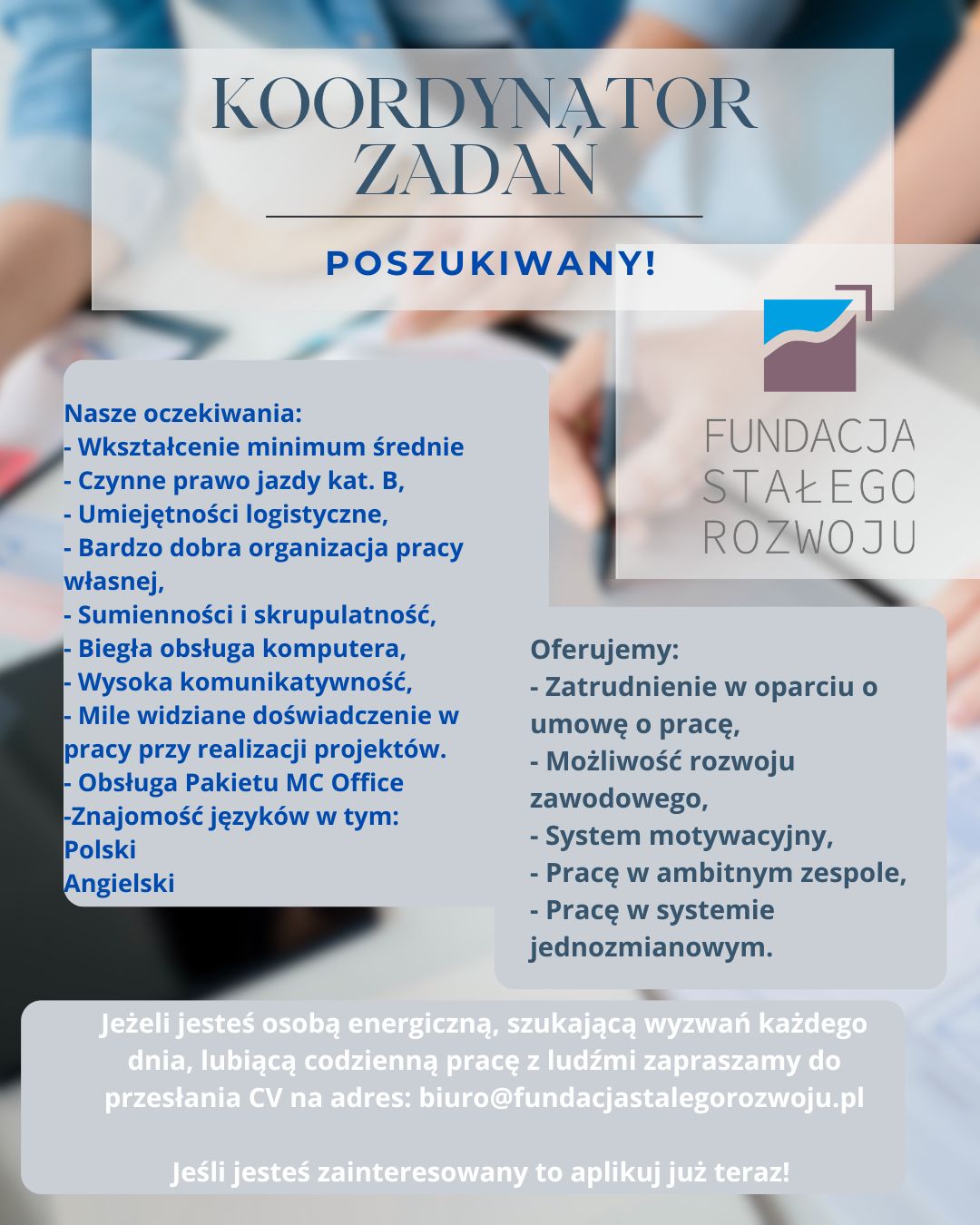 Rozwijamy nasz zespół!!! 