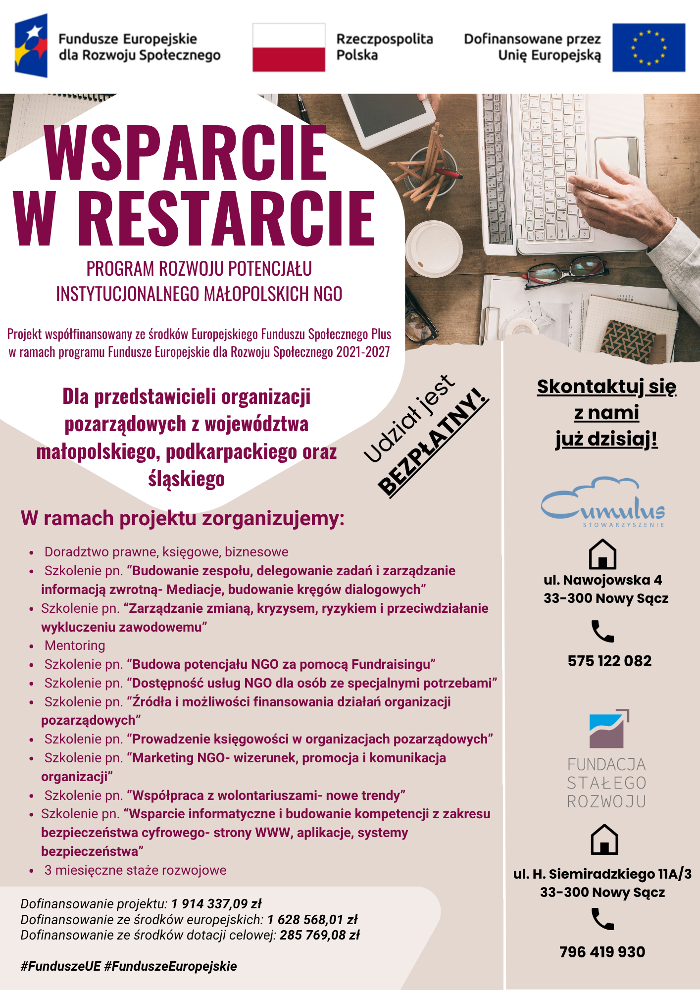 plakat rozszerzenie zasięgu